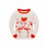 Popshion-Conjunto de pantalones de pijama con ribete de contraste y parte superior de animales de dibujos animados de flamencos para niñas
