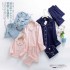Servicio coreano de primavera para el hogar, ropa familiar de algodón, ropa de dormir al por mayor