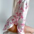 Pyjama Barbie à manches longues, short imprimé confortable et doux, ensemble deux pièces, vêtements de maison, printemps et automne