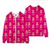 Film 3D Barbie princesse Barbie mode pull à capuche sweat-shirt à fermeture éclair Barbie pyjamas pour adultes et enfants