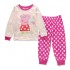 Peppa Pig Cartoon Pantalons à manches longues Pyjamas pour enfants Ensembles de pyjamas Peppa Pig