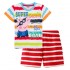 Pyjama pour enfants à manches courtes Peppa Pig Cartoon Ensemble de pyjama T-shirt Peppa Pig