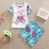 Pyjamas pour enfants à manches courtes Peppa Pig Cartoon Ensembles de pyjamas T-shirt Peppa Pig