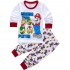 Pyjamas Super Mario à manches longues en coton de dessin animé Ensembles de pyjamas Super Mario