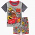 Ensemble de pyjamas à manches courtes Lightning Mcqueen de dessin animé Pyjamas Lightning Mcqueen de voitures