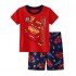 Ensemble de pyjamas à manches courtes Lightning Mcqueen de dessin animé Pyjamas Lightning Mcqueen de voitures