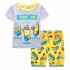 Pyjamas d'été pour enfants Minions Le Buddies Minions T-shirt à manches courtes ensembles de pyjamas de dessin animé en coton
