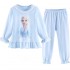 Pyjama Disney Elsa en pur coton, pyjama de dessin animé Elsa la reine des neiges, ensemble de pyjama princesse Elsa
