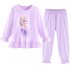 Pyjama Disney Elsa en pur coton, pyjama de dessin animé Elsa la reine des neiges, ensemble de pyjama princesse Elsa