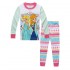 Pyjamas Disney Elsa pur coton Pyjamas Elsa congelés dessin animé princesse Elsa et Anna ensembles de pyjamas à manches longues