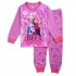 Pyjamas Disney Elsa pur coton Pyjamas Elsa congelés dessin animé princesse Elsa et Anna ensembles de pyjamas à manches longues