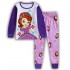Pyjamas Disney Elsa en pur coton Pyjamas Elsa la Reine des Neiges Princesse Elsa et Anna Ensembles de pyjamas à manches longues