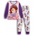 Pyjamas Disney Elsa en pur coton Pyjamas Elsa la Reine des Neiges Princesse Elsa et Anna Ensembles de pyjamas à manches longues
