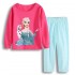 Pyjamas en coton Disney Elsa Pyjamas Elsa Frozen Princesse Elsa et Anna Ensembles de pyjamas à manches longues