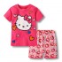 Hello Kitty Pj Set Pyjama d'été à manches courtes Hello Kitty assorti pour fille