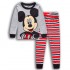 Pyjama de vacances Mickey Mouse et ses amis, dessin animé Disney Mickey Mouse, pantalon à manches longues, ensemble pyjama pour enfants