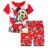 Ensemble de pyjama à manches courtes Mickey Mouse pour enfants Pyjama de vacances Disney Mickey Mouse et ses amis