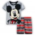 Ensemble de pyjama à manches courtes Mickey Mouse pour enfants Pyjama de vacances Disney Mickey Mouse et ses amis