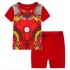 Pyjama d'été deux pièces Iron Man à manches courtes pour garçons, ensembles de pyjama Spider-man