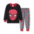 Pyjama en coton à manches longues pour garçons, costume de dessin animé pour enfants, vêtements de maison pour bébés, ensemble de super-héros Spider-Man