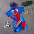 Été enfants garçons Spider-Man, Superman, Iron Man maillot de bain une pièce costume Spider-Man chapeau