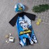 Maillot de bain d'été pour enfants garçons Spider-Man, Superman, Batman