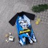 Été enfants garçons Spider-Man, Superman, Batman pyjama maillot de bain costume bleu lunettes de natation