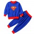 Superman Cape vêtements Halloween vêtements pour enfants garçon bébé automne Costume garçons pantalon Costume deux pièces ensemble