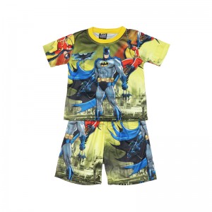 Ensemble de pyjama à manches courtes Marvel enfants Pyjama Batman pour garçons