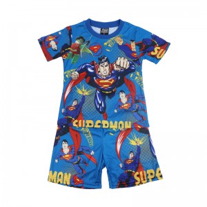Ensemble de pyjama à manches courtes Marvel pour enfants Pyjama Superman pour garçons