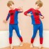 Ensemble pyjama col rond à manches longues en pur coton pour enfants, Iron Man, Spider-Man, Batman