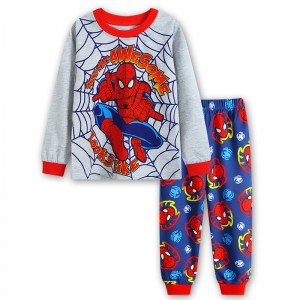 Ensemble de pyjamas Spider-man de dessin animé pour garçon Pyjamas Spider-man pour enfants