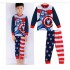 Pyjama Marvel pour bébé garçon, sous-vêtements de Style dessin animé, ensemble de vêtements pour la maison, super-héros pour enfants, pyjama Spider-man
