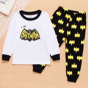 Bébé garçon dessin animé Style sous-vêtements Batman pyjamas ensemble pyjama Spider-man pour enfants