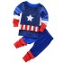 Pyjama climatisé enfant Pyjama Marvel ensemble garçon ensemble pyjama Captain America