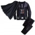 Pyjama Marvel Superman pour enfants, costume Batman + cape, ensemble trois pièces pour garçons