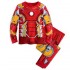 Iron Man Marvel Pyjamas Dessin Animé Marvel Superman Pyjamas Garçon Batman Costume + Cape Ensemble Trois Pièces