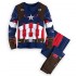 Iron Man Marvel Pyjamas Dessin Animé Marvel Superman Pyjamas Garçon Batman Costume + Cape Ensemble Trois Pièces