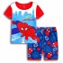 Vêtements de maison à manches courtes Spider-Man pour enfants, ensemble pyjama Batman Superman pour enfants d'âge moyen