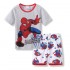 Vêtements de maison à manches courtes Spider-Man pour garçons, ensemble de pyjama Marvel pour enfants d'âge moyen