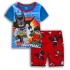 Vêtements de maison à manches courtes Iron Man pour enfants, ensembles de pyjama Batman pour enfants d'âge moyen
