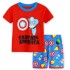 Vêtements de maison à manches courtes Iron Man pour enfants, ensembles de pyjama Batman pour enfants d'âge moyen