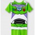 Vêtements de maison à manches courtes Captain America pour enfants, ensemble pyjama Iron Man Superman pour enfants d'âge moyen