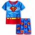 Vêtements de maison à manches courtes Captain America pour enfants, ensemble pyjama Superman pour enfants d'âge moyen