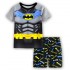Pyjama Batman à manches courtes, vêtements de maison pour enfants d'âge moyen, ensemble pyjama Iron Man Superman