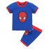 Spider-Man – vêtements de maison à manches courtes, ensemble pyjama Marvel pour enfants d'âge moyen