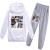 pantalon blanc + gris 