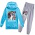 pantalon bleu ciel + gris 