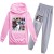 pantalon rose + gris 