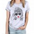 Taylor Swift T-shirt décontracté à manches courtes et col rond pour femme